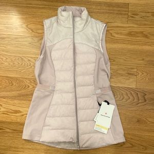 NWT down for it all best, pink, size 6